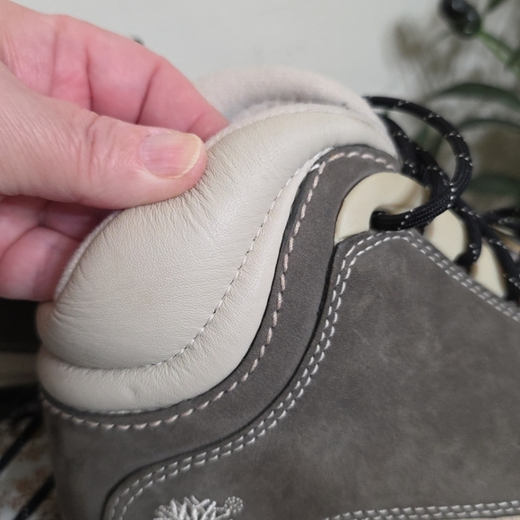 Timberland Dark Gray and Cream Men\'s Boots Size 8 main image 12